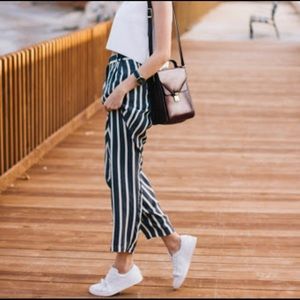 𝅺Zara NWT striped loose pants